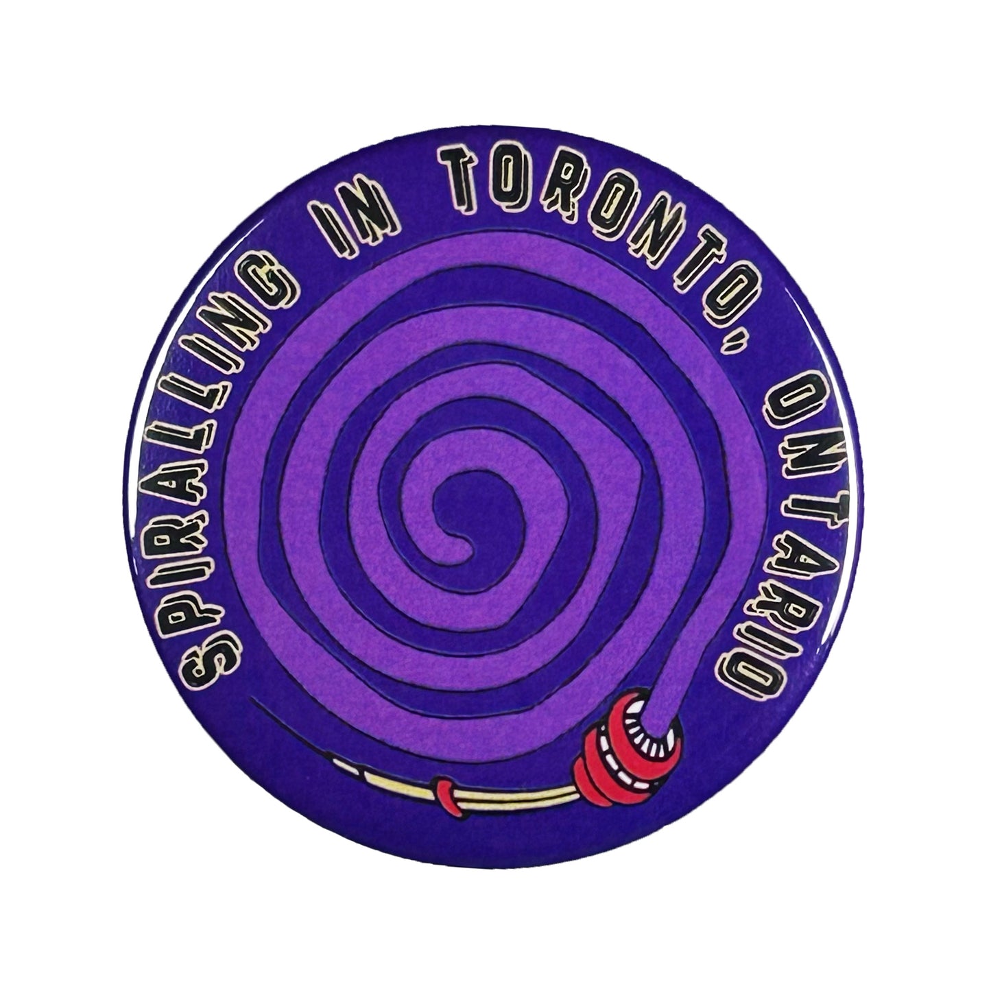 Spiralling in Toronto Button