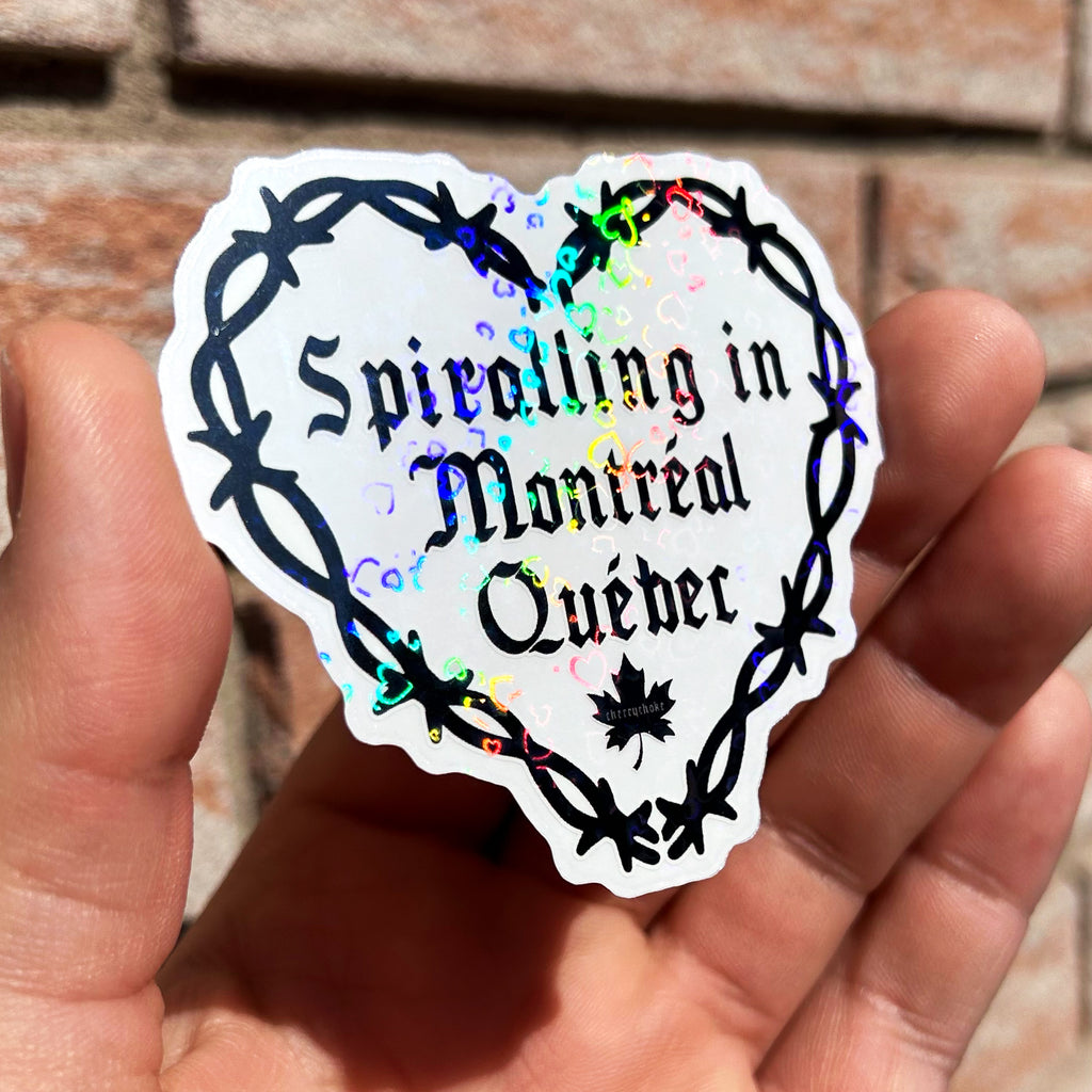 Spiralling in Montréal Sticker