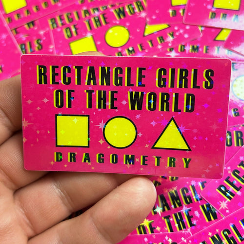 Rectangle Girls Of The World Sticker