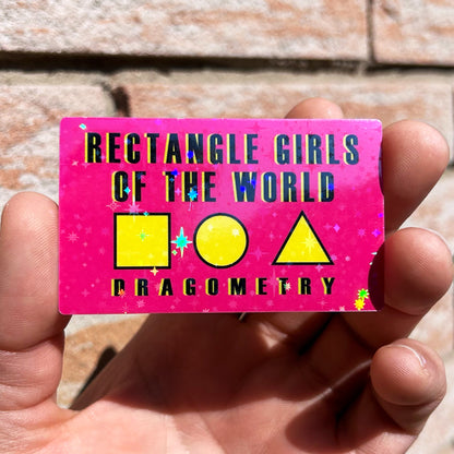 Rectangle Girls Of The World Sticker