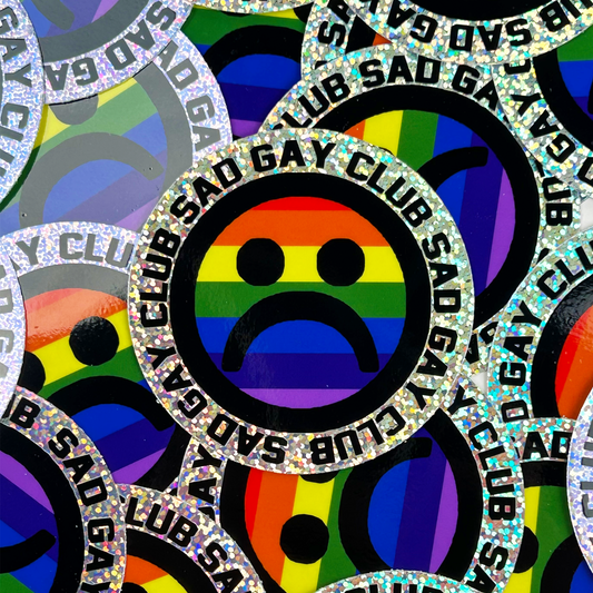Sad Gay Club Sticker