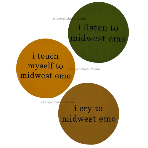 Midwest Emo Sticker Pack