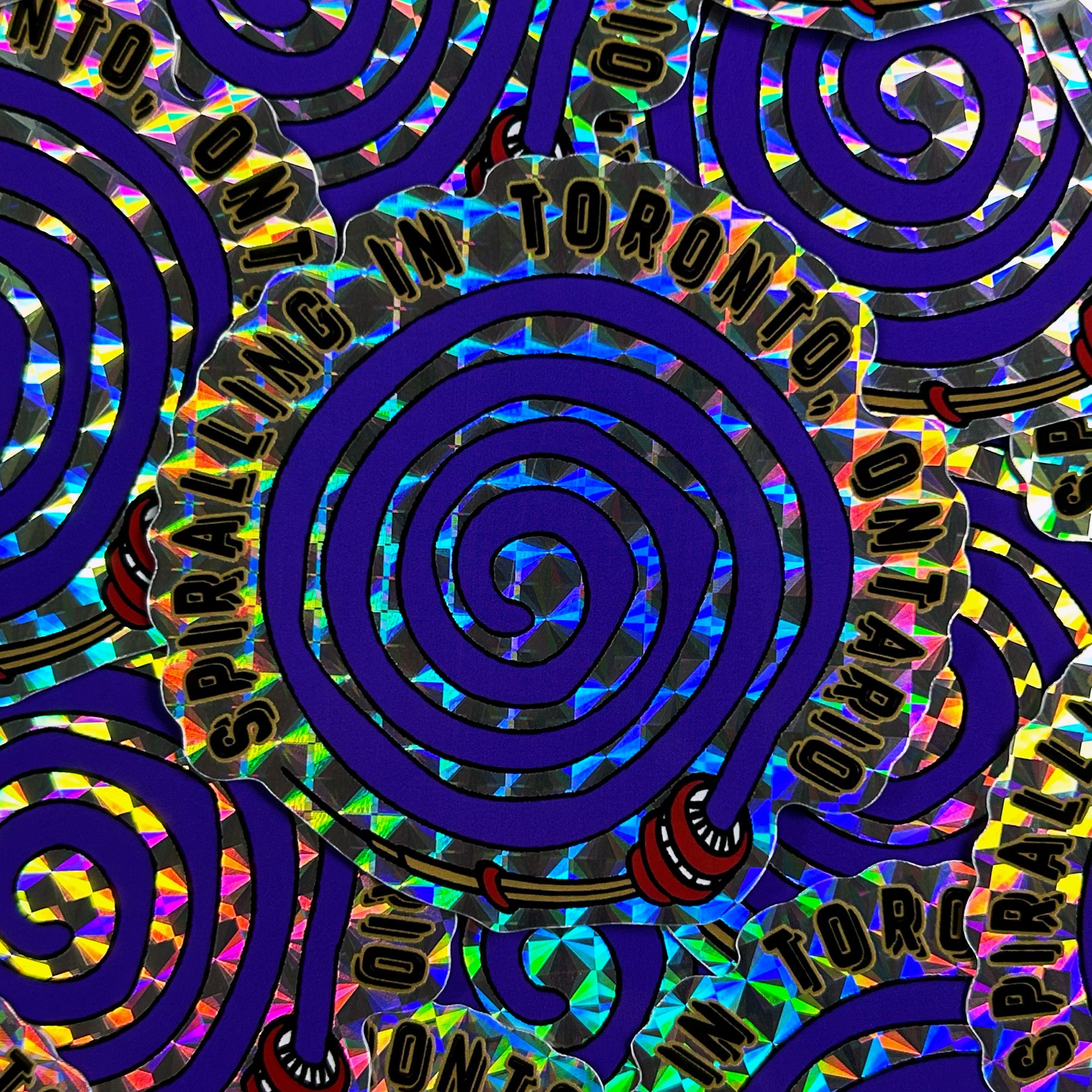 Spiralling in Toronto Sticker
