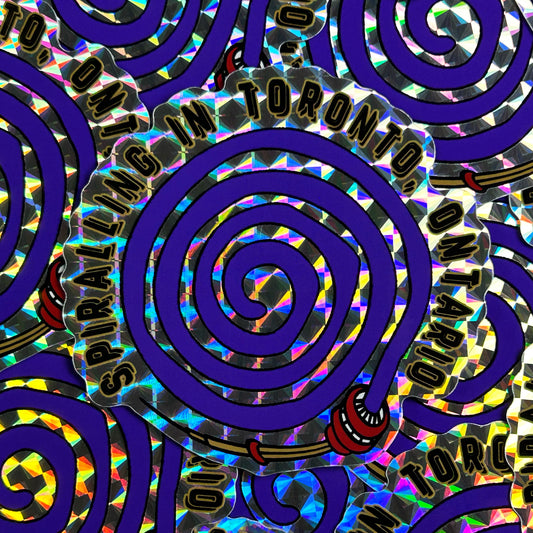 Spiralling in Toronto Sticker