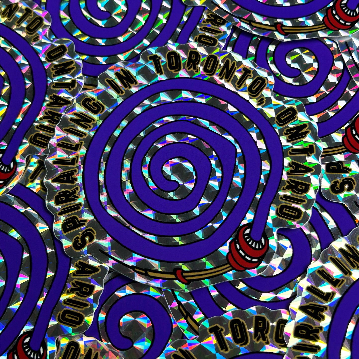 Spiralling in Toronto Sticker
