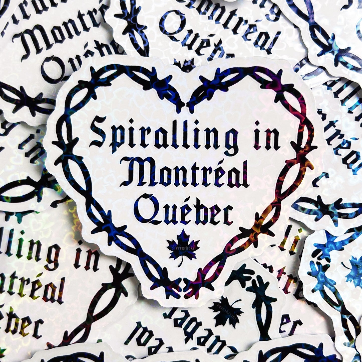 Spiralling in Montréal Sticker