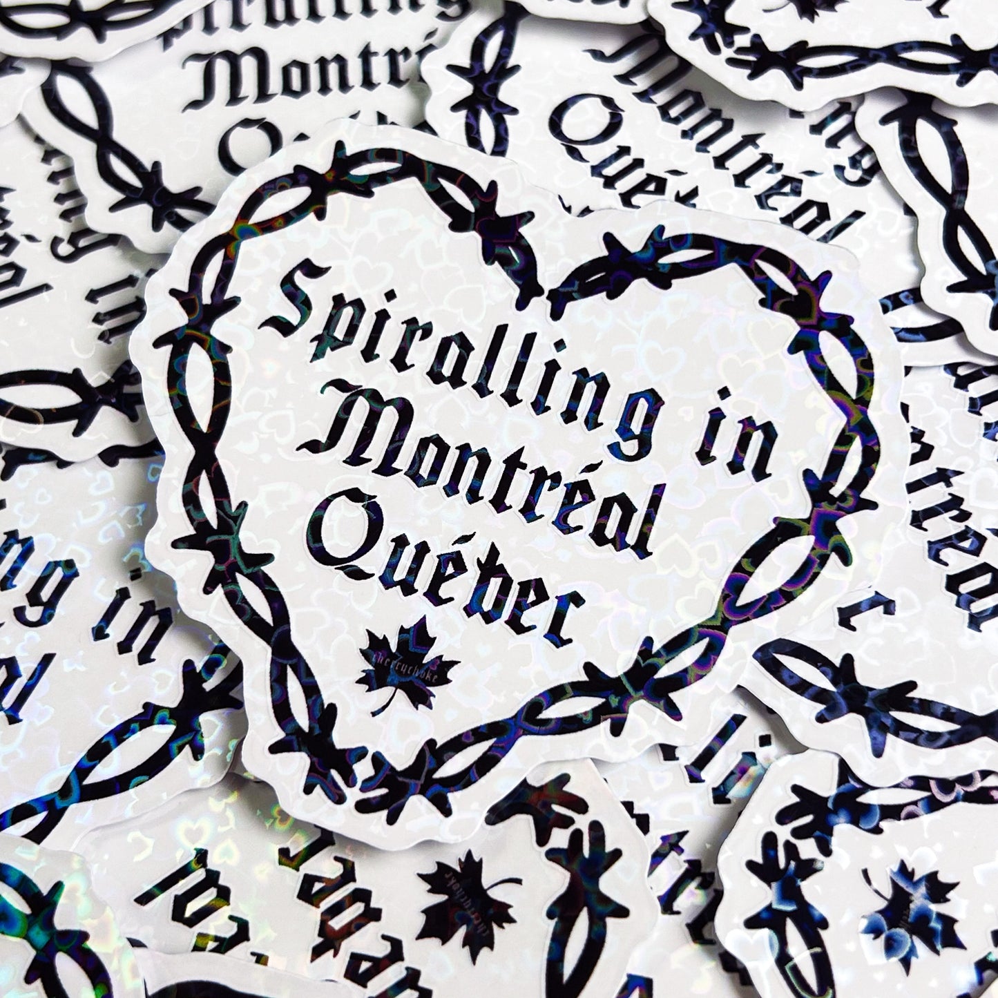 Spiralling in Montréal Sticker