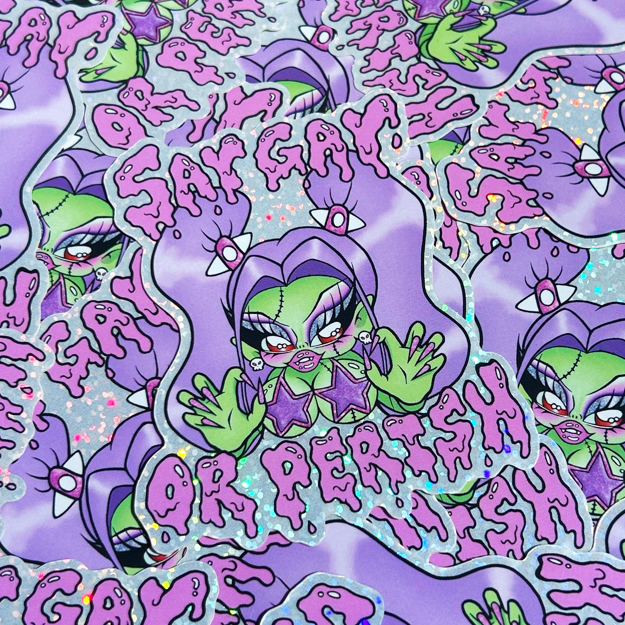 Say Gay or Perish Slaytina Sticker