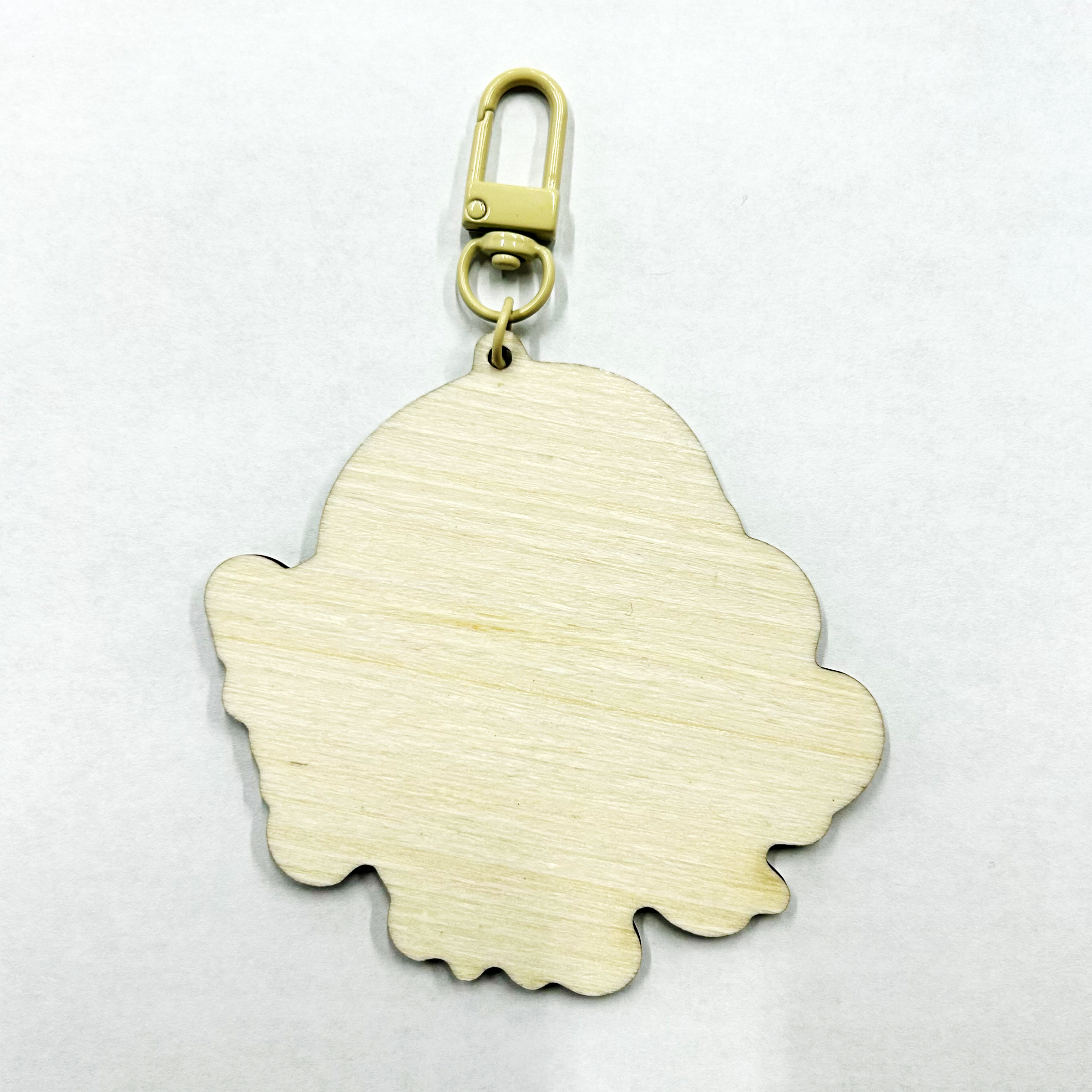 Sad Gay Club Puppyteeth Wood Keychain