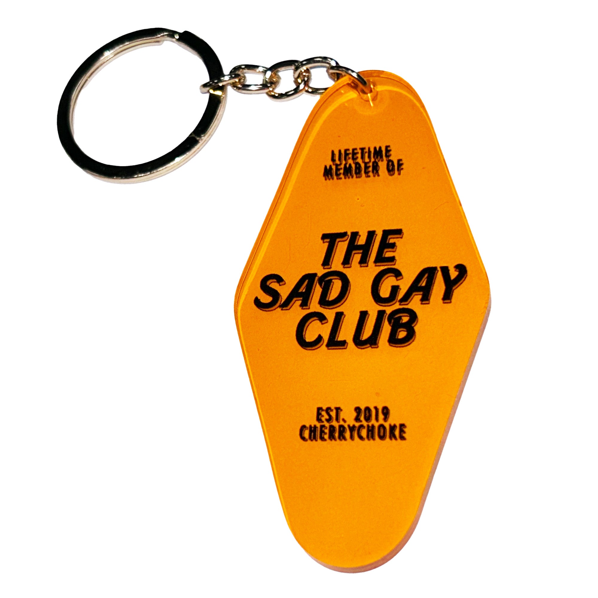 Sad Gay Club Motel Keychain