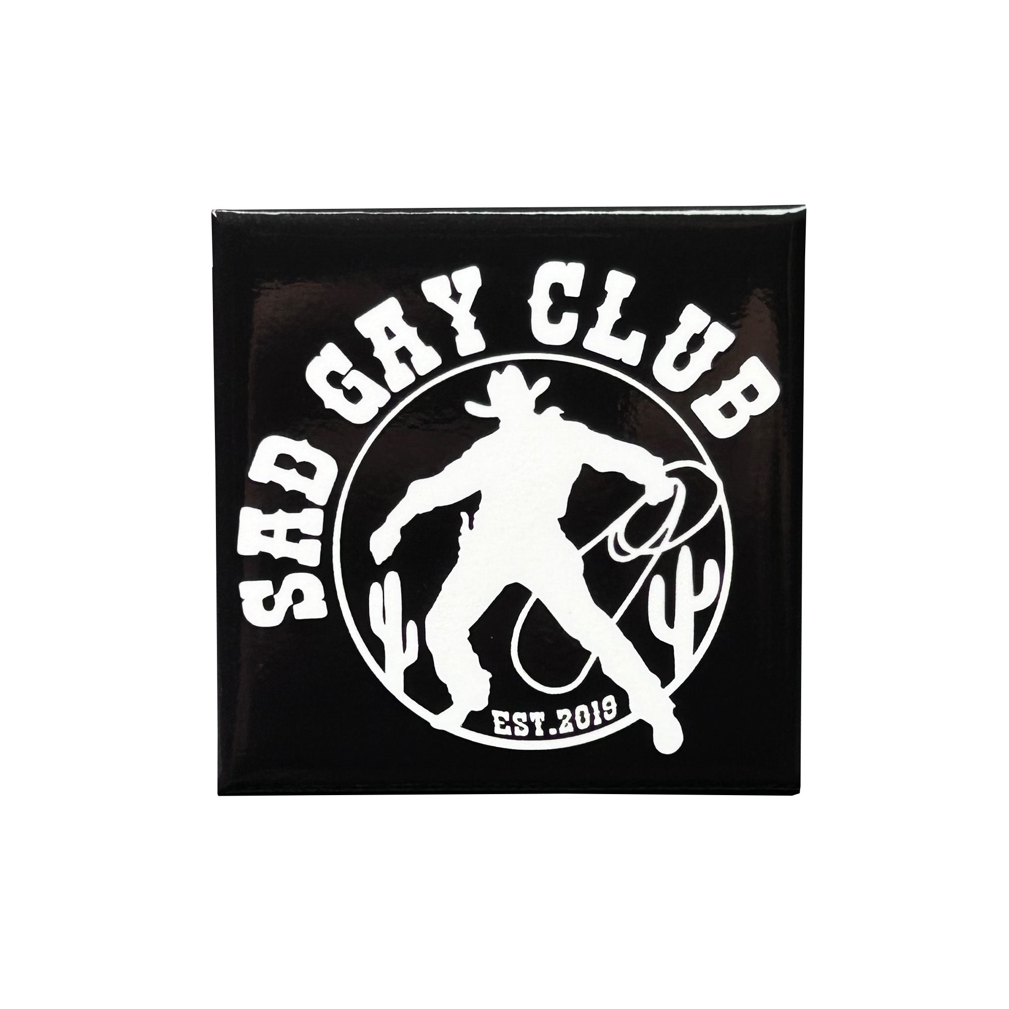 Sad Gay Club Cowboy Button