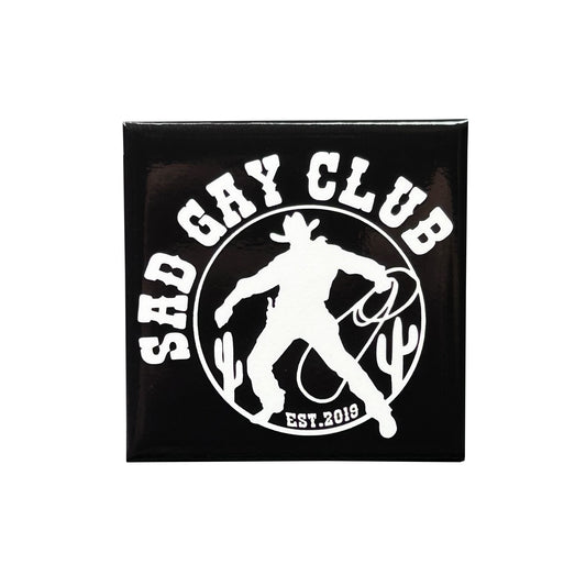 Sad Gay Club Cowboy Button