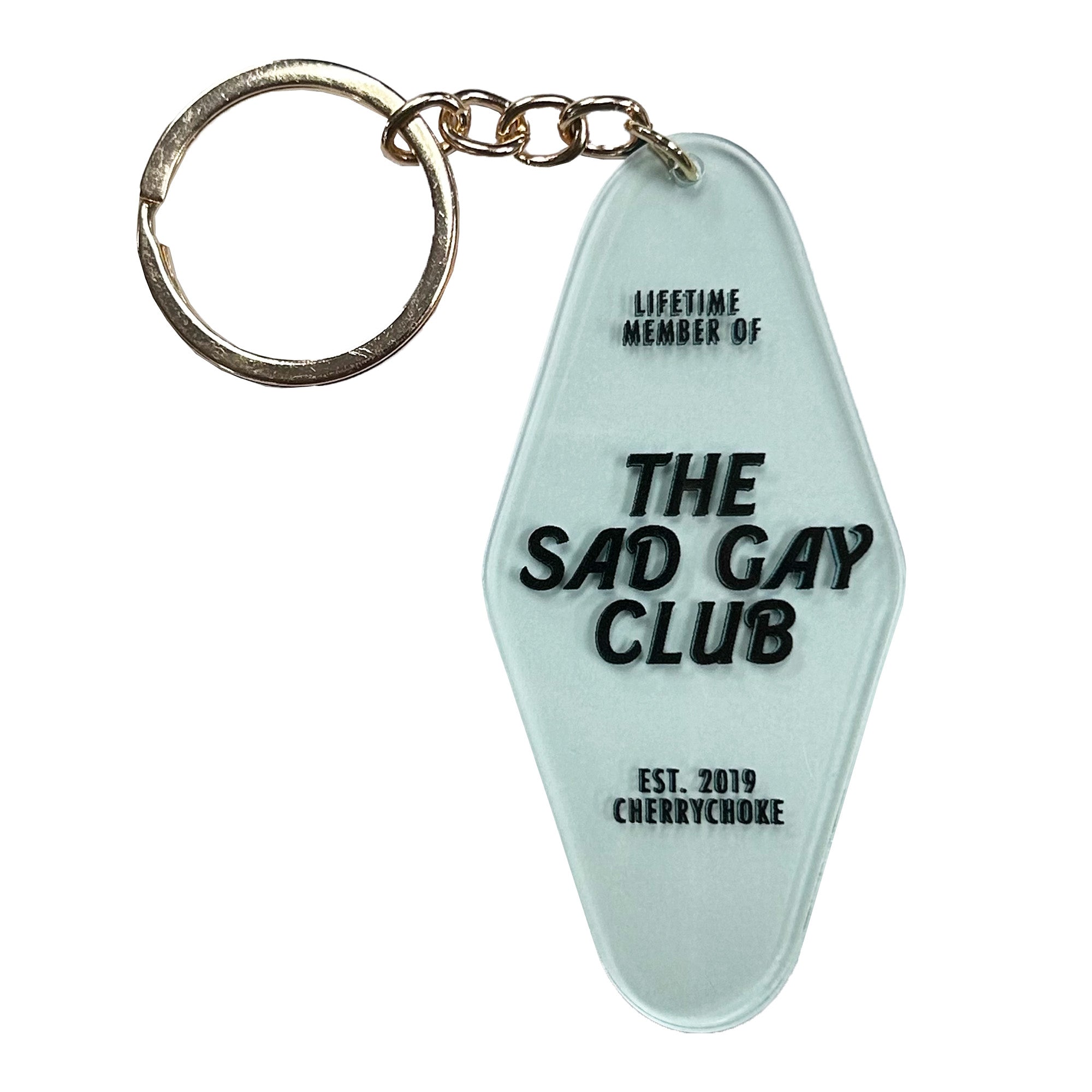 Sad Gay Club Motel Keychain