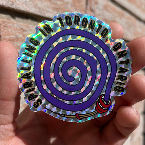 Spiralling in Toronto Sticker