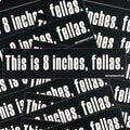 8 Inches Bumper Sticker - CHERRYCHOKE