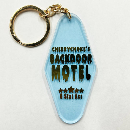 Backdoor Motel Keychain - CHERRYCHOKE