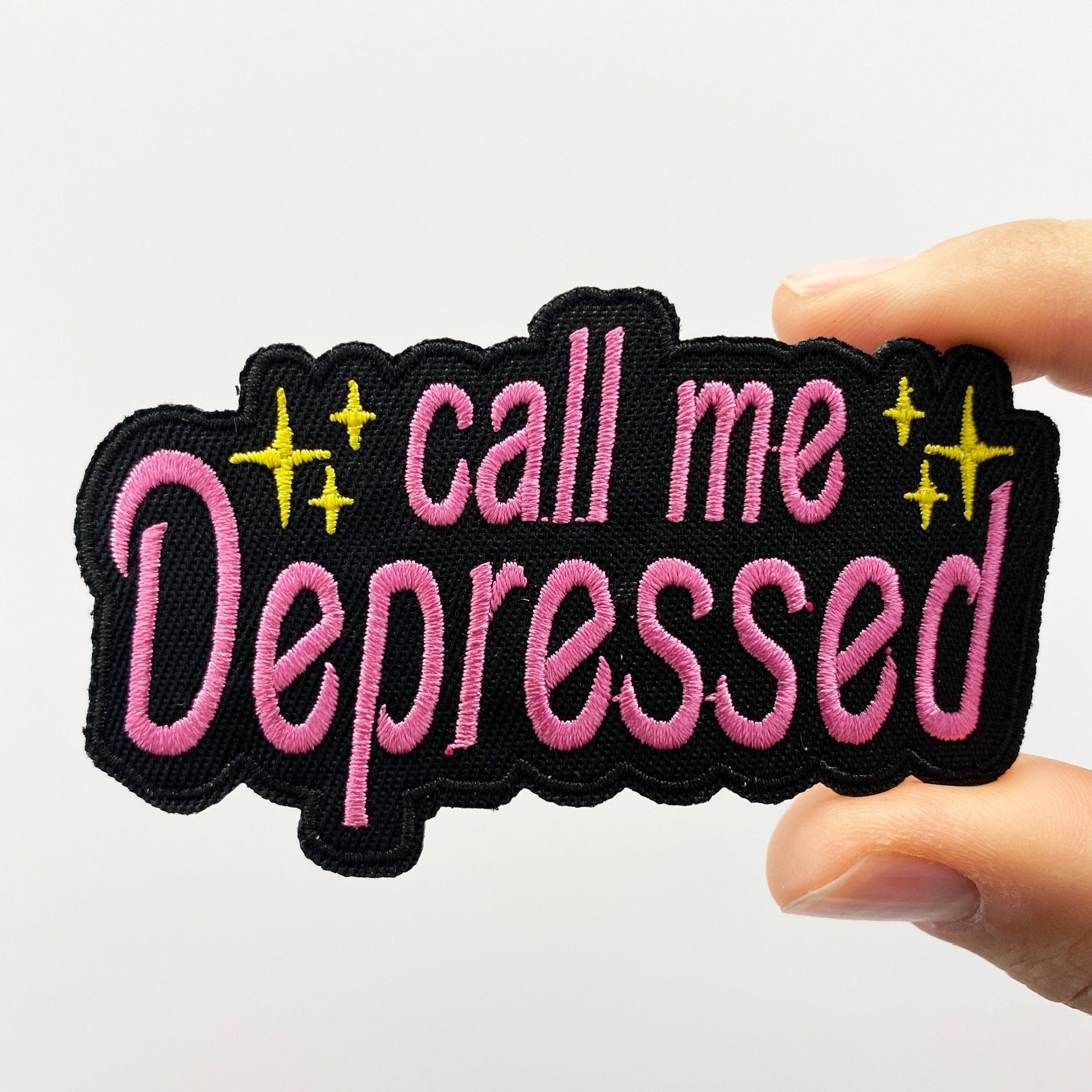 Call Me Depressed Patch - CHERRYCHOKE