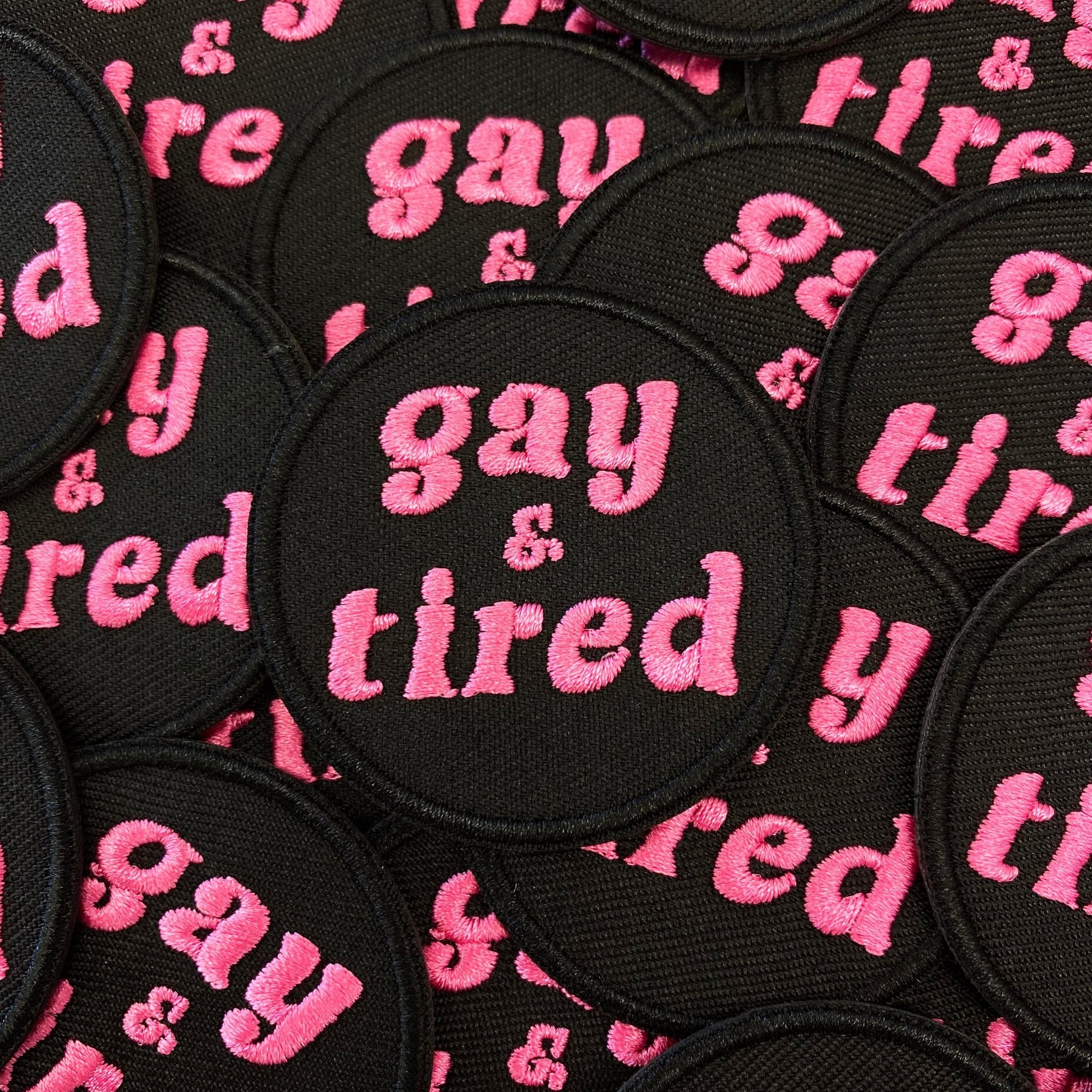 Gay & Tired Patch - CHERRYCHOKE