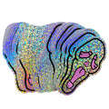 Ghostface D*ckface Glitter Sticker