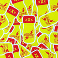 Cherrychoke Poppers Sand Glitter Sticker