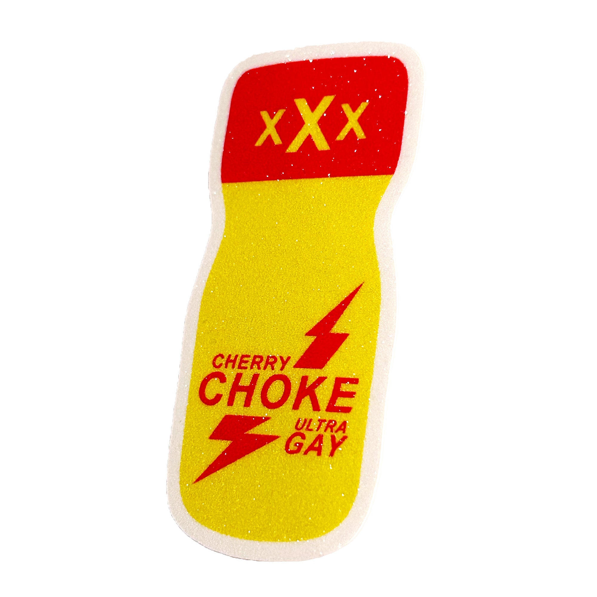 Cherrychoke Poppers Sand Glitter Sticker