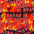 Satan Is My Bestie Bumper Sticker