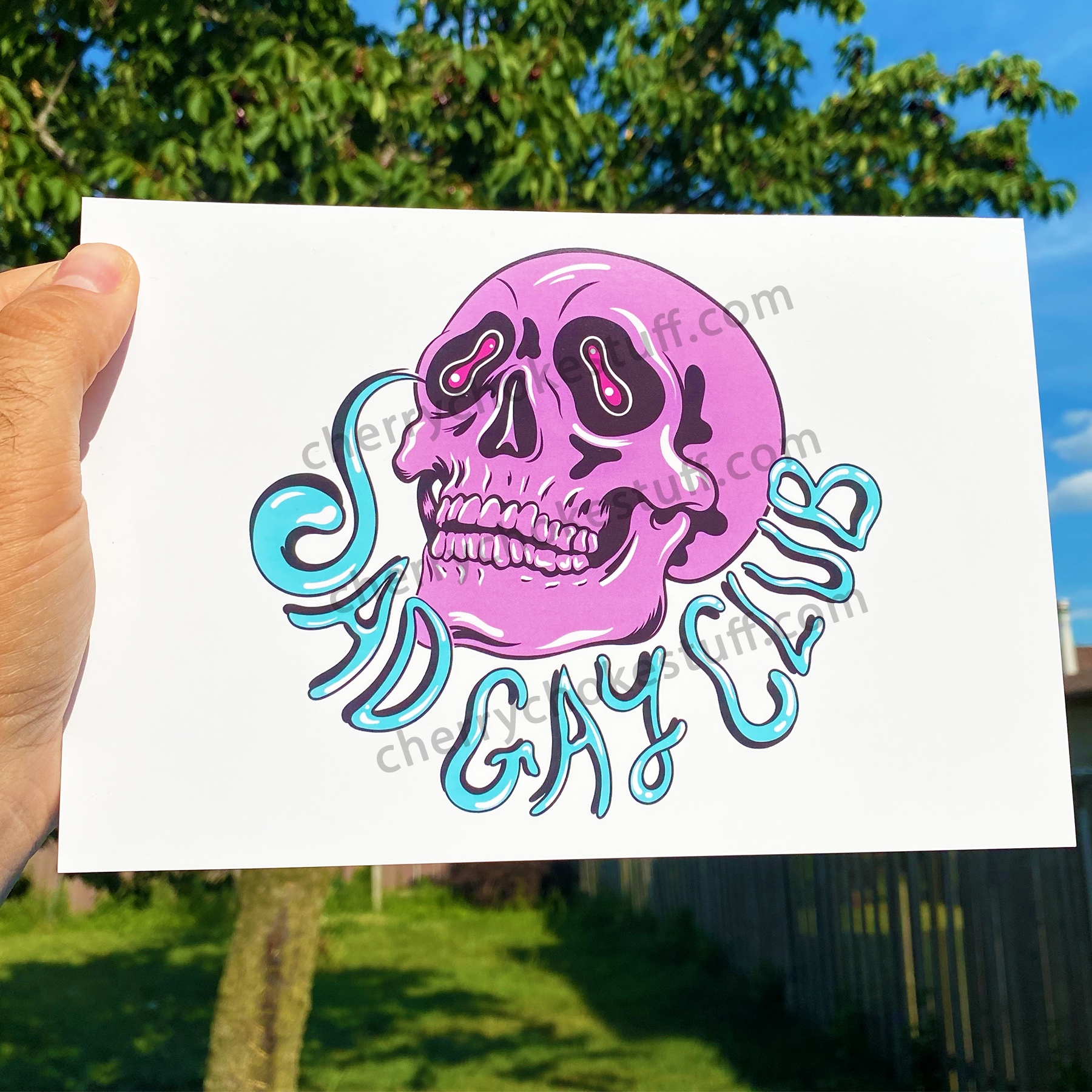 Sad Gay Club Puppyteeth Art Print