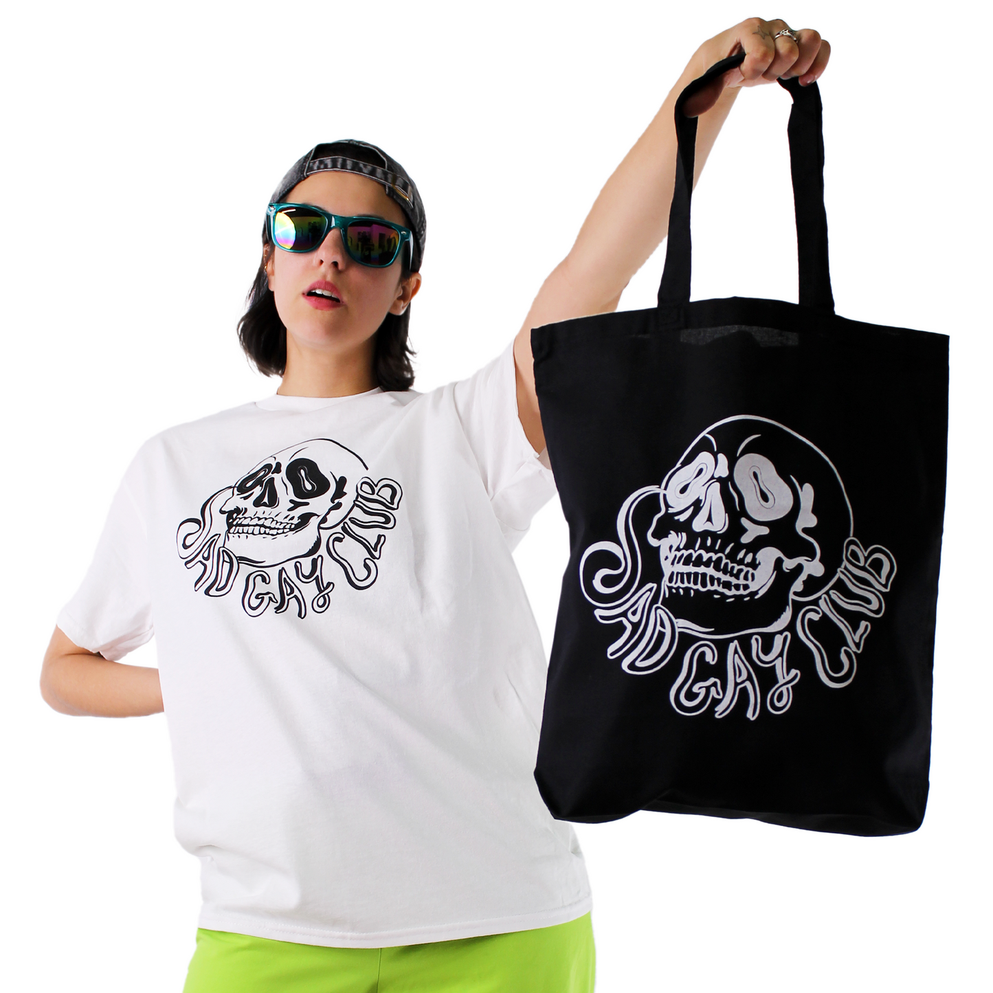 Sad Gay Club Puppyteeth Tote Bag