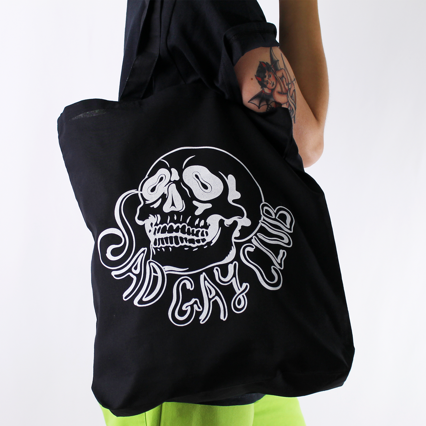 Sad Gay Club Puppyteeth Tote Bag