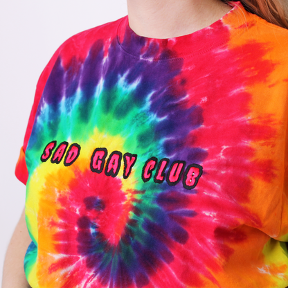 Sad Gay Club Tie-Dye Tee