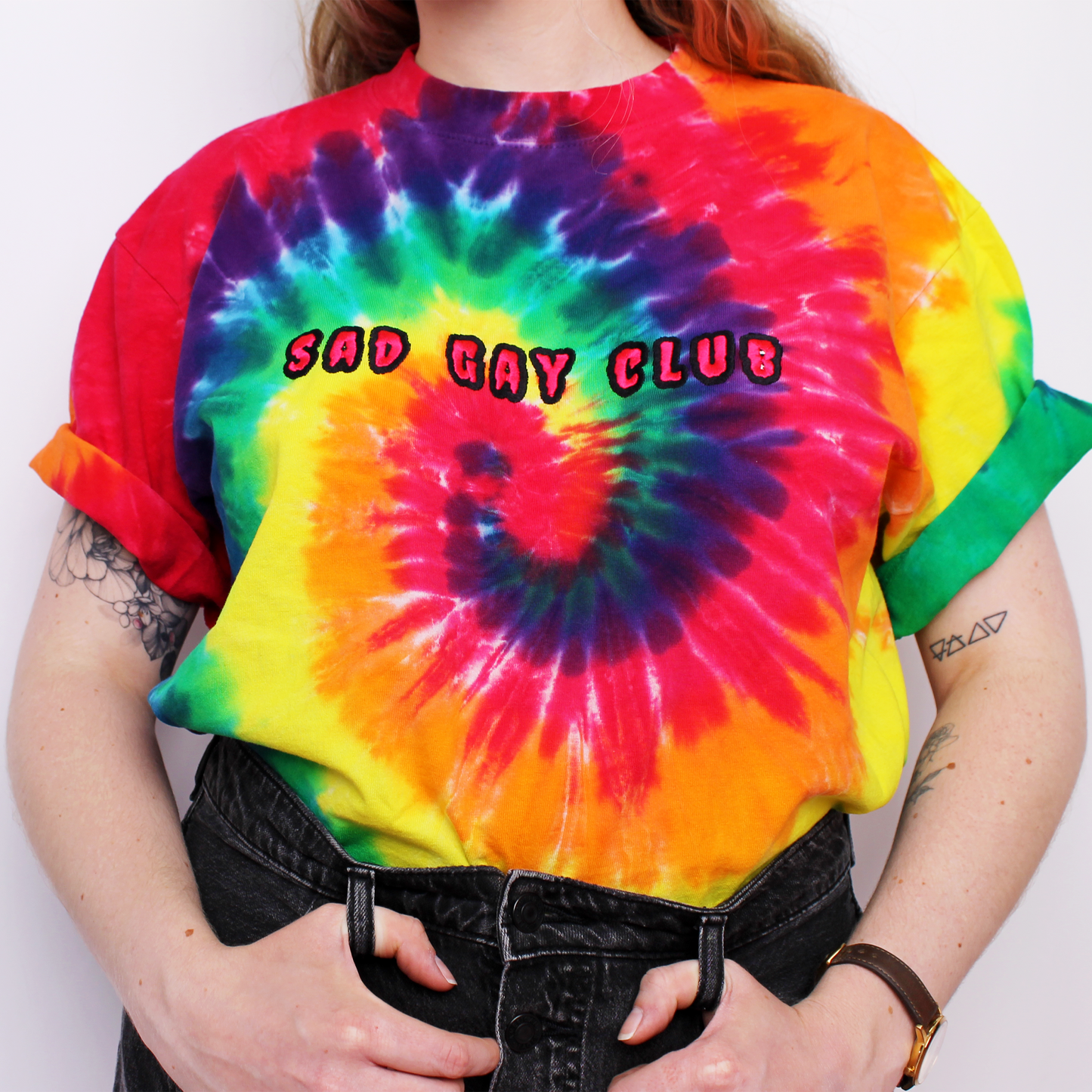 Sad Gay Club Tie-Dye Tee