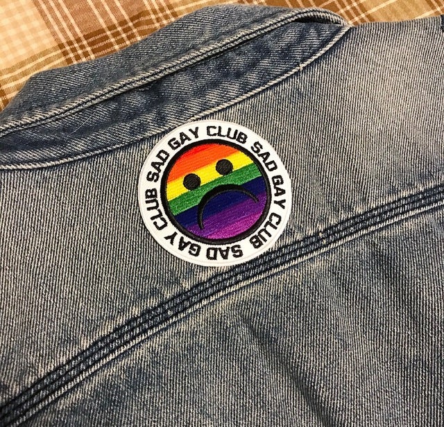 Sad Gay Club Patch - Cherrychoke – CHERRYCHOKE