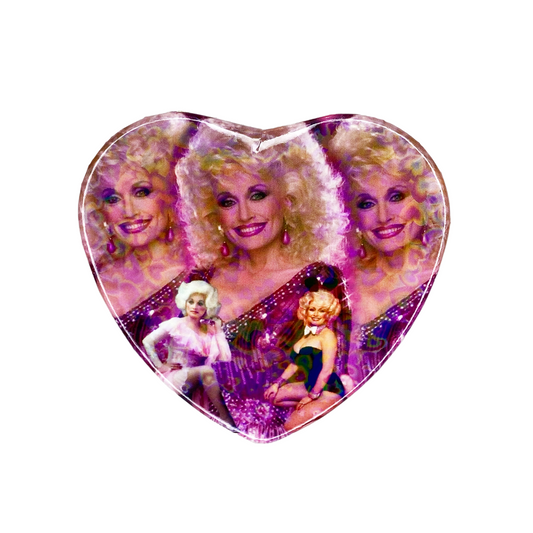 Dolly Heart Button