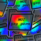 Not Gay Porn Sticker