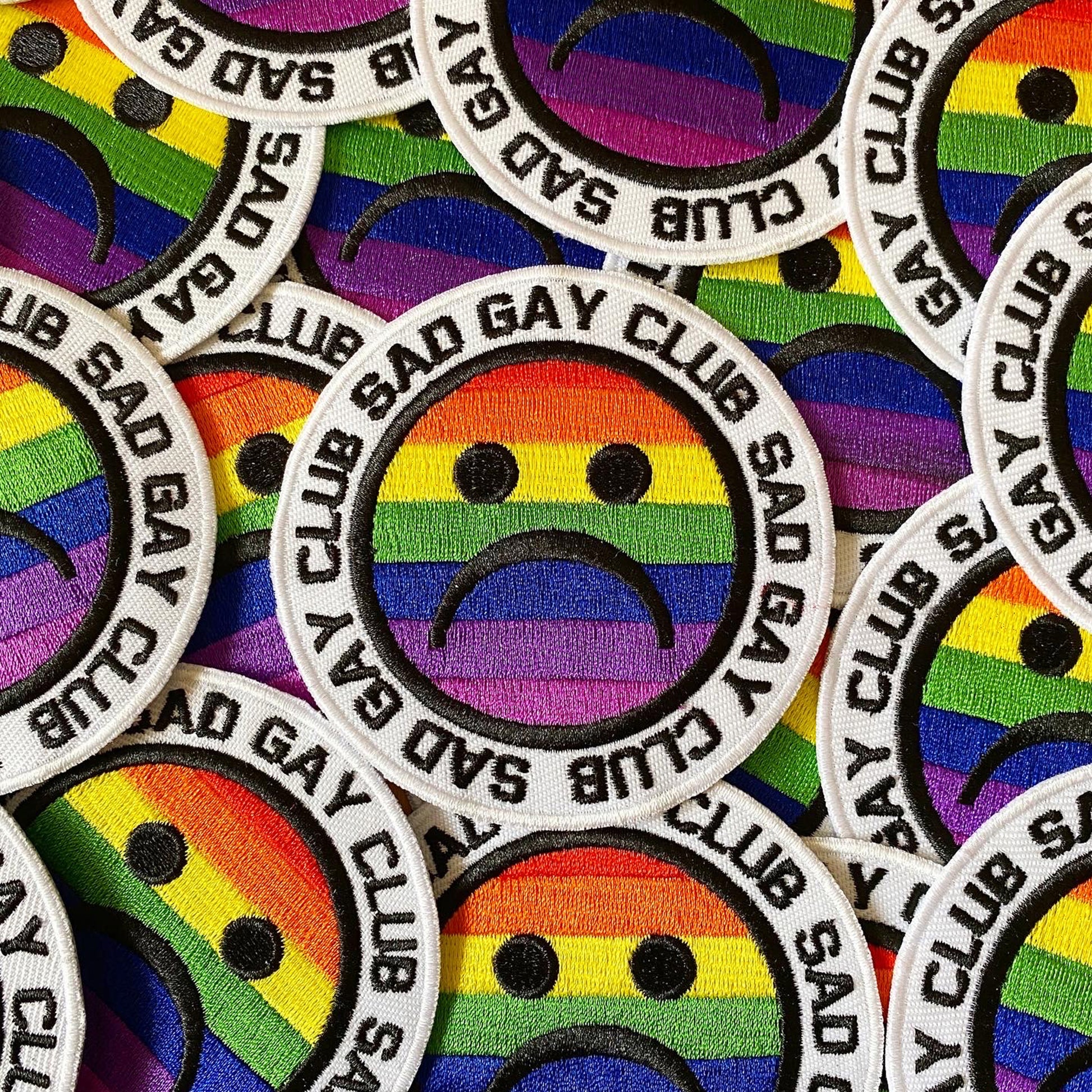 Sad Gay Club Patch - Cherrychoke – CHERRYCHOKE