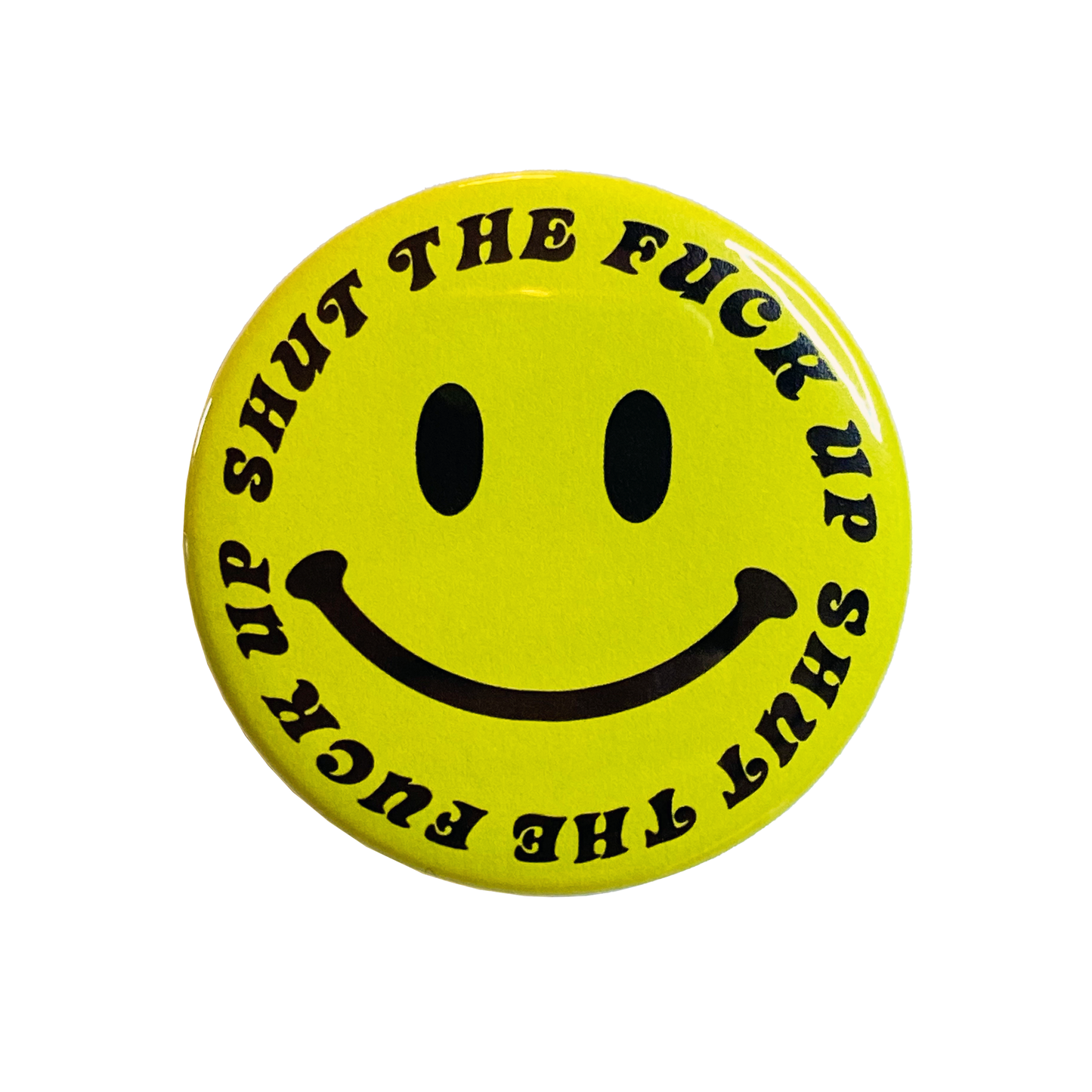STFU Smiley Button